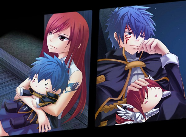 Fairy Tail Jellal And Erza Kiss