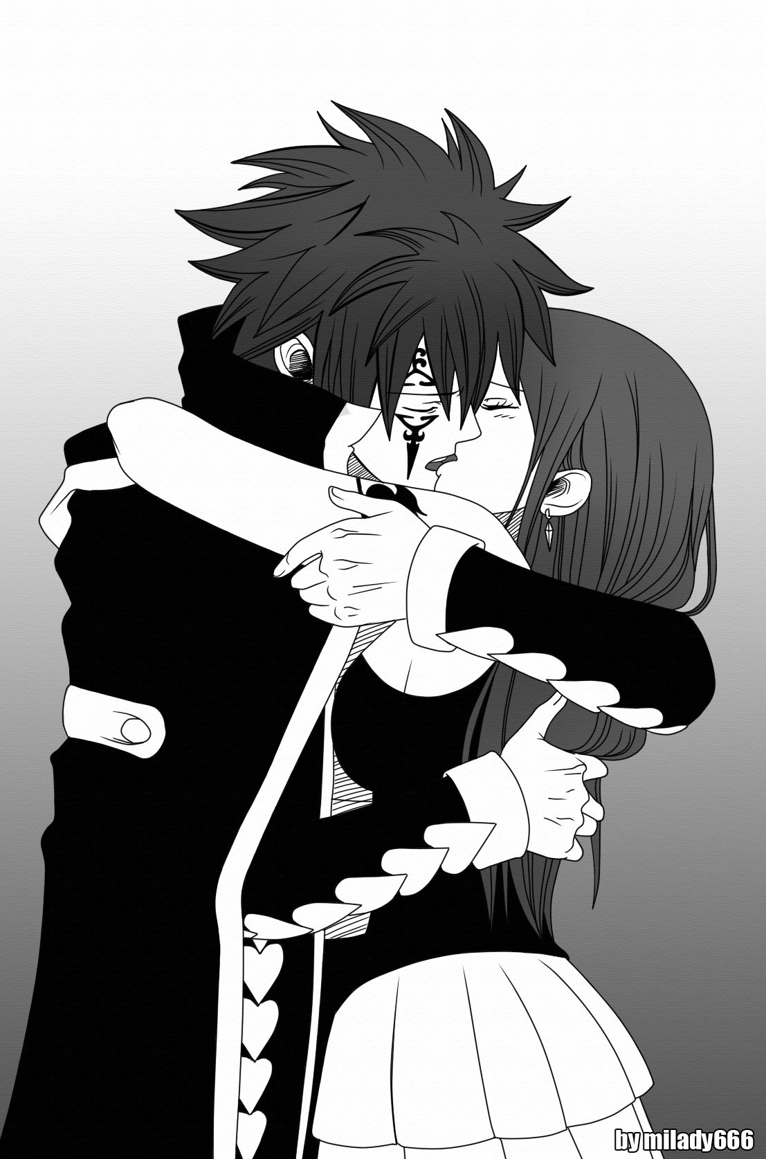 Fairy Tail Jellal And Erza Kiss