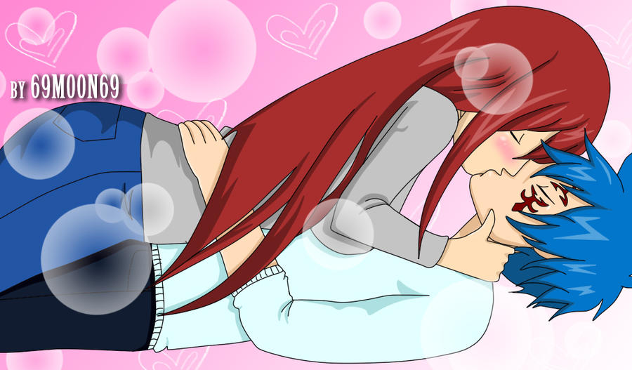 Fairy Tail Jellal And Erza Kiss