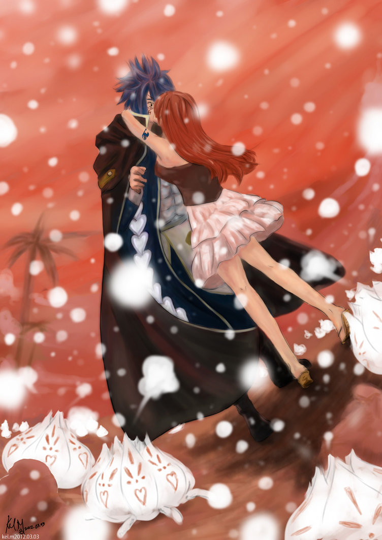 Fairy Tail Jellal And Erza Kiss