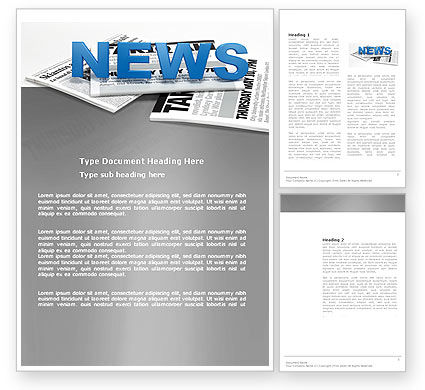 Newspaper Background For Word Document