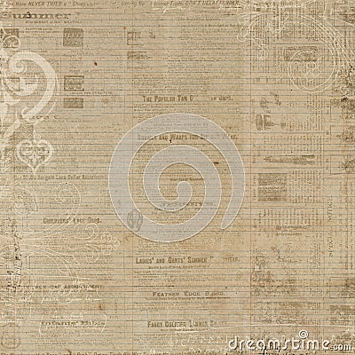 Newspaper Background Template