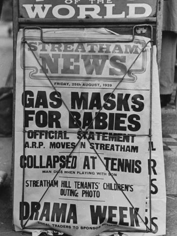 Newspaper Headlines War