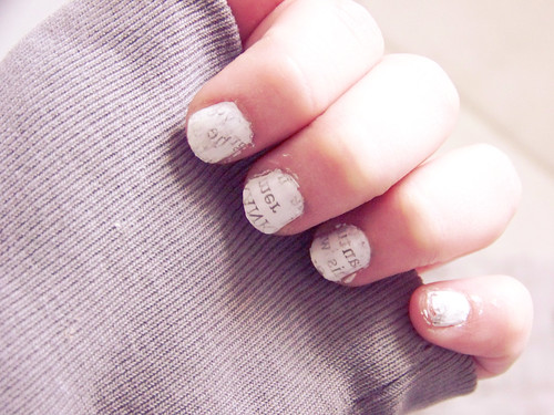 Newspaper Nails