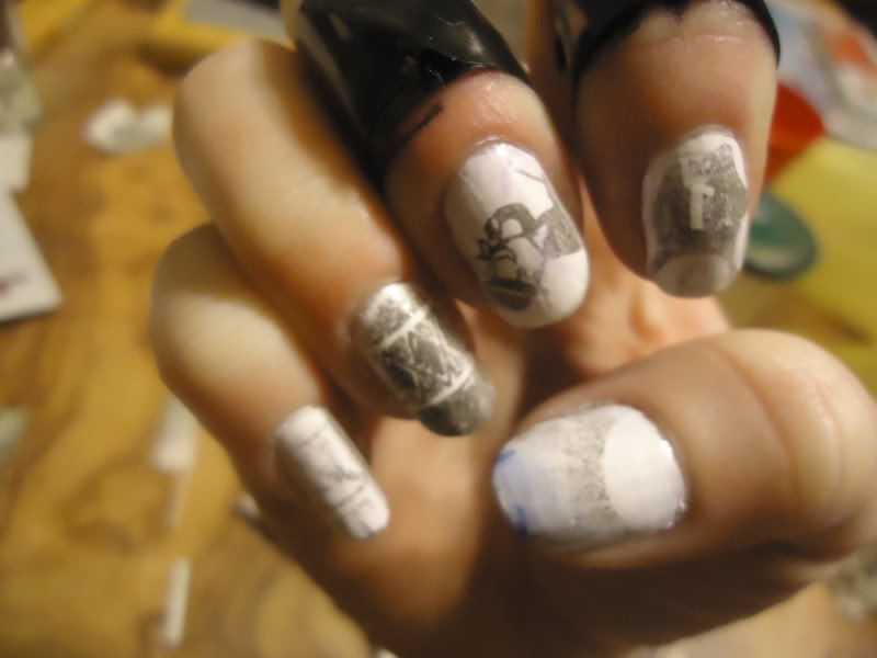 Newspaper Nails