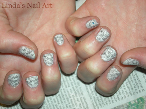 Newspaper Nails