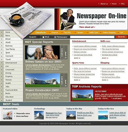 Newspaper Template Photoshop